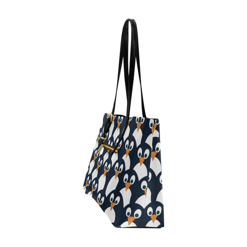 Penguin Pattern Euramerican Tote Bag/Large (Model 1656)