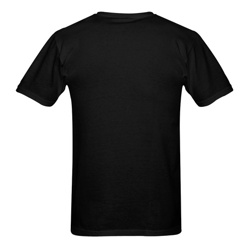 Classic Black Men's T-Shirt in USA Size (Two Sides Printing)