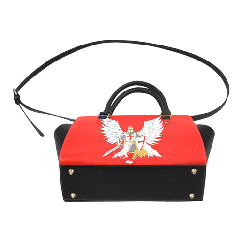 Knights Templar Angel Red Classic Shoulder Handbag (Model 1653)