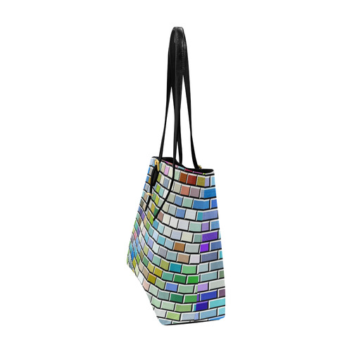 Modern Bricks I by JamColors Euramerican Tote Bag/Large (Model 1656)