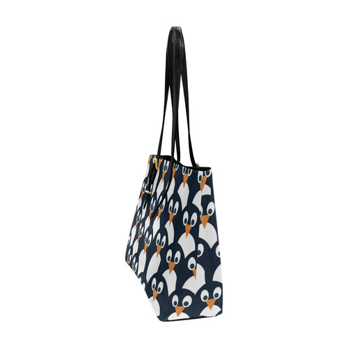 Penguin Pattern Euramerican Tote Bag/Large (Model 1656)