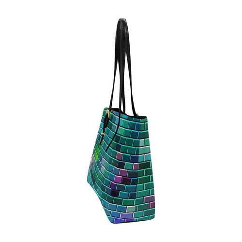 Modern Bricks E by JamColors Euramerican Tote Bag/Large (Model 1656)