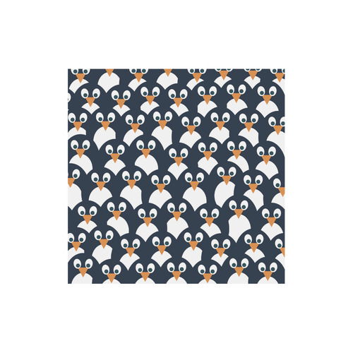 Penguin Pattern Canvas Tote Bag (Model 1657)