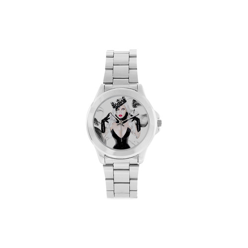 Red Queen Elena Unisex Stainless Steel Watch(Model 103)