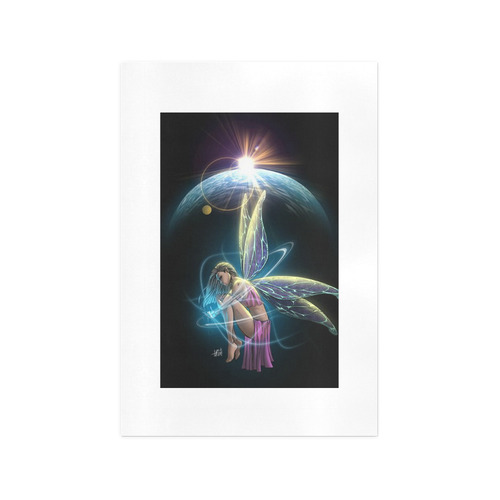 GLOBE EARTH WORLD FAIRY Art Print 13‘’x19‘’