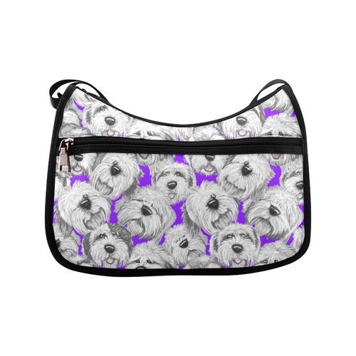 OES heads purple Crossbody Bags (Model 1616)