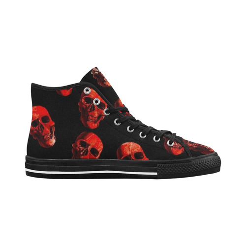 skulls red Vancouver H Men's Canvas Shoes/Large (1013-1)