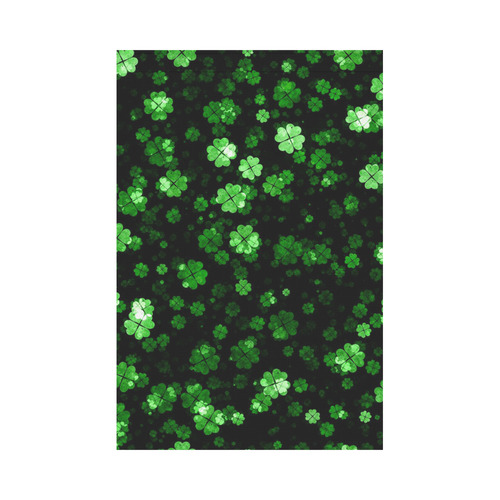 shamrocks 2 green by JamColors Garden Flag 12‘’x18‘’（Without Flagpole）