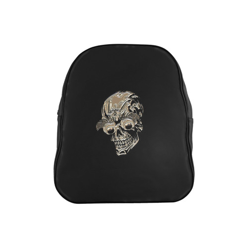 skull witg big eyes A School Backpack (Model 1601)(Small)