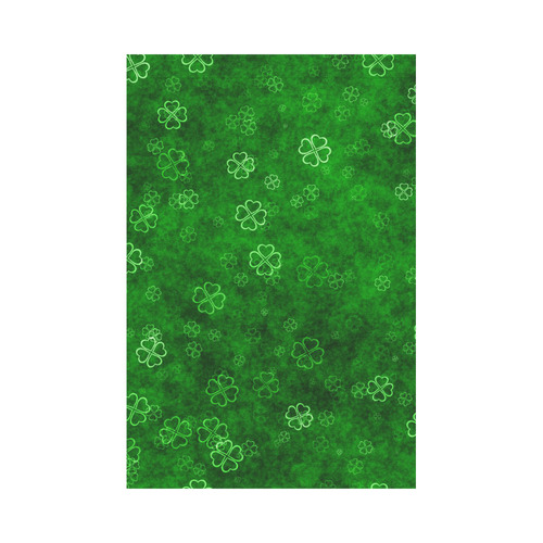 shamrocks 3 green by JamColors Garden Flag 12‘’x18‘’（Without Flagpole）