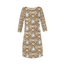 round collar frock