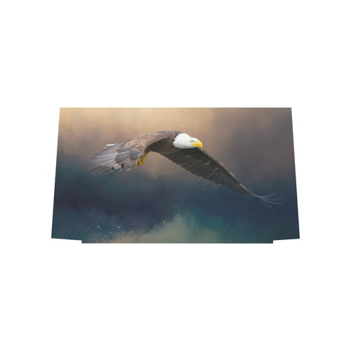 Painting flying american bald eagle Euramerican Tote Bag/Large (Model 1656)
