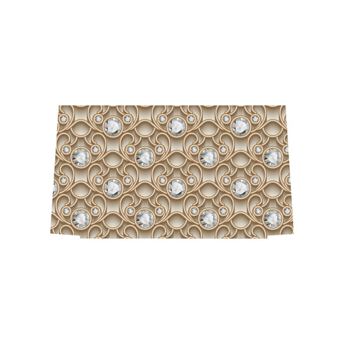 Gold Diamond Faux Jewelry Beautiful Pattern Euramerican Tote Bag/Large (Model 1656)