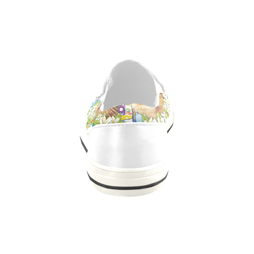 Peek-a-boo Slip-on Canvas Shoes for Kid (Model 019)