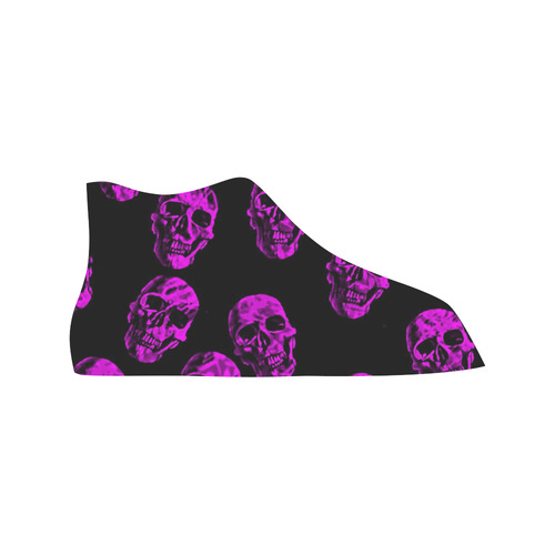 purple skulls Vancouver H Women's Canvas Shoes (1013-1)