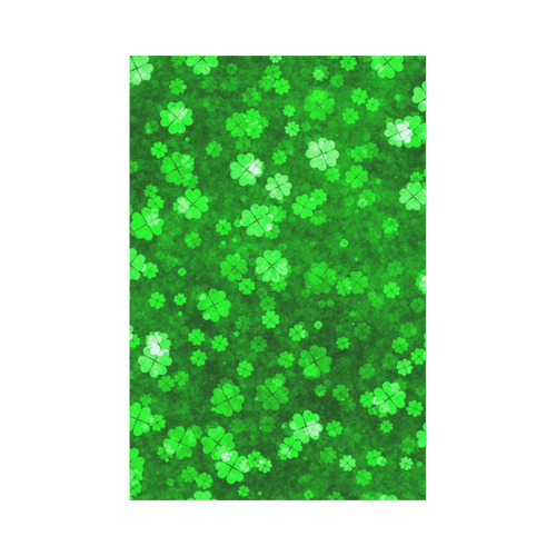 shamrocks 1 green by JamColors Garden Flag 12‘’x18‘’（Without Flagpole）