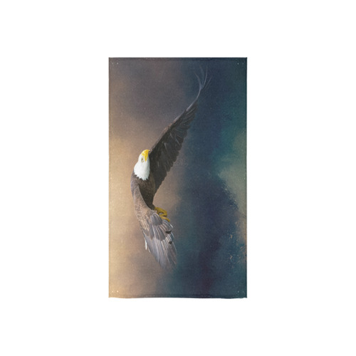 Painting flying american bald eagle Custom Towel 16"x28"
