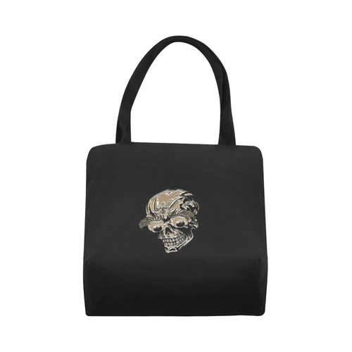 skull witg big eyes A Canvas Tote Bag (Model 1657)