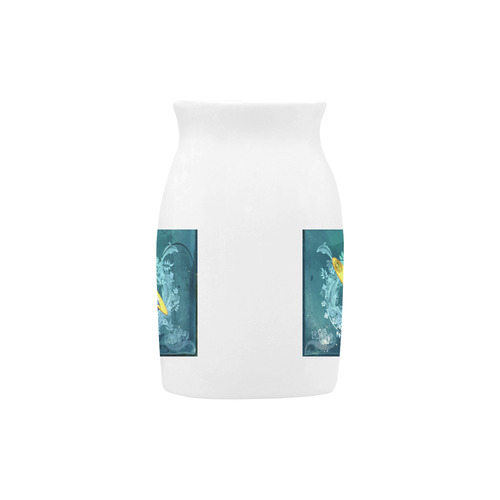 Sport, surfboard with dolphin Milk Cup (Large) 450ml