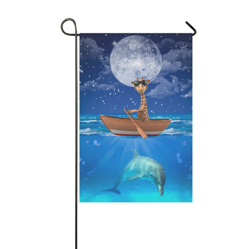 sleep dolphin Garden Flag 12‘’x18‘’（Without Flagpole）