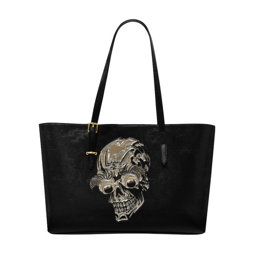 skull witg big eyes A Euramerican Tote Bag/Large (Model 1656)