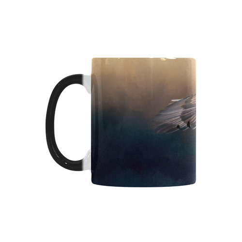 Painting flying american bald eagle Custom Morphing Mug