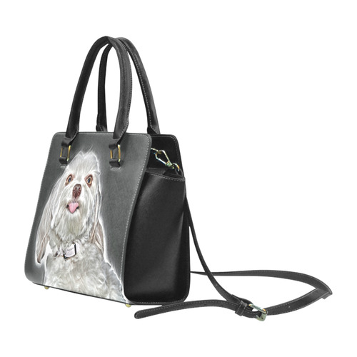 Cheeky Lovely Buddy Rivet Shoulder Handbag (Model 1645)