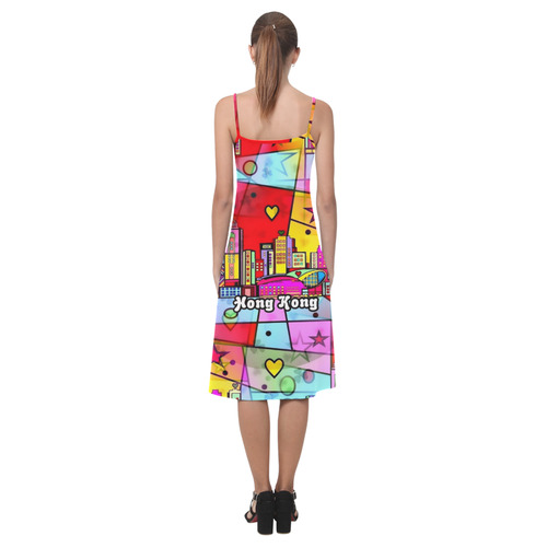 Hong Kong Popart by Nico Bielow Alcestis Slip Dress (Model D05)