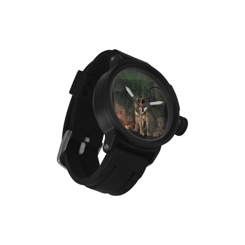 Amazing wolf in the night Men's Sports Watch(Model 309)