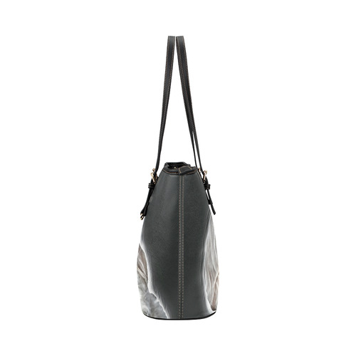 Cheeky Lovely Buddy Leather Tote Bag/Small (Model 1651)