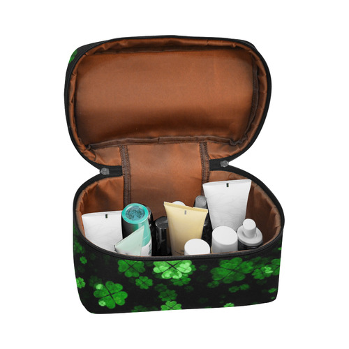 shamrocks 2 green by JamColors Cosmetic Bag/Large (Model 1658)