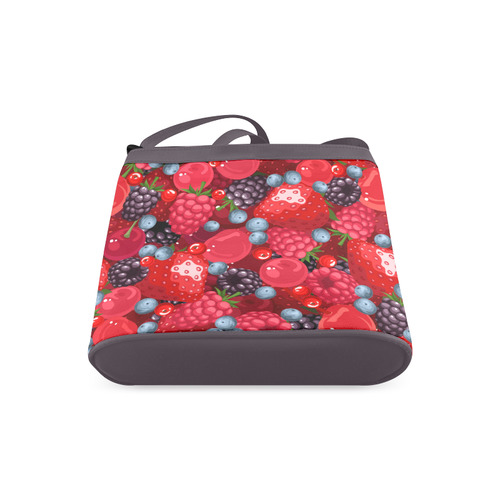 Strawberry Raspberry Blueberry Fruit Pattern Crossbody Bags (Model 1613)