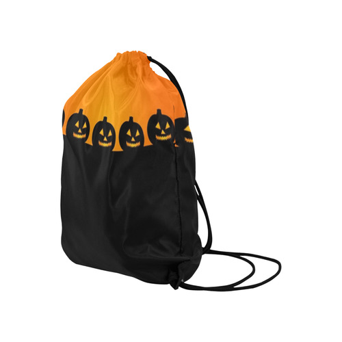Halloween Jack-o-Lanterns Pumpkins Large Drawstring Bag Model 1604 (Twin Sides)  16.5"(W) * 19.3"(H)