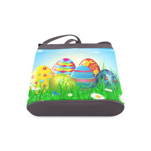 Happy Easter Eggs Butterfly Landscape Crossbody Bags (Model 1613)