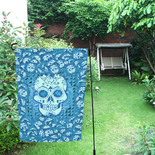 skull 317 teal by JamColors