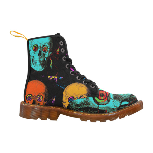Skull 20161122a_by_JAMColors Martin Boots For Men Model 1203H