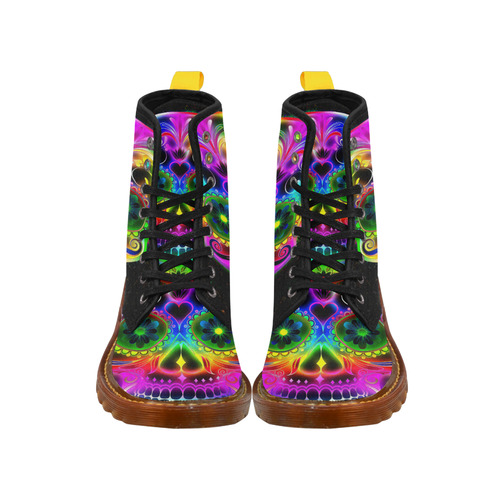 Skull20160604_by_JAMColors Martin Boots For Women Model 1203H