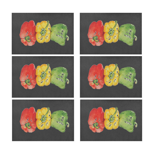 PEPPER Placemat 12’’ x 18’’ (Set of 6)
