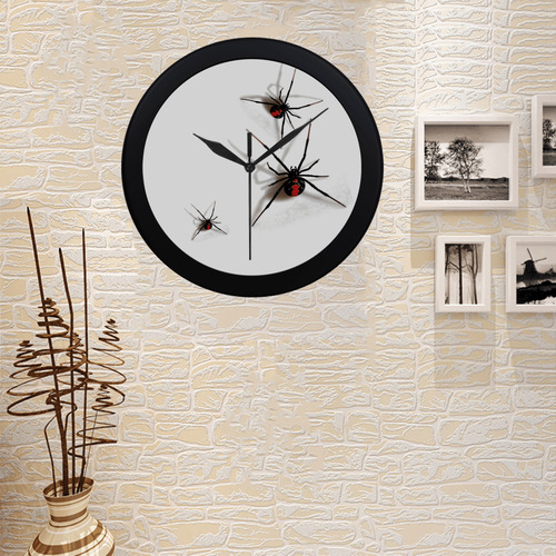 SPIDER Circular Plastic Wall clock