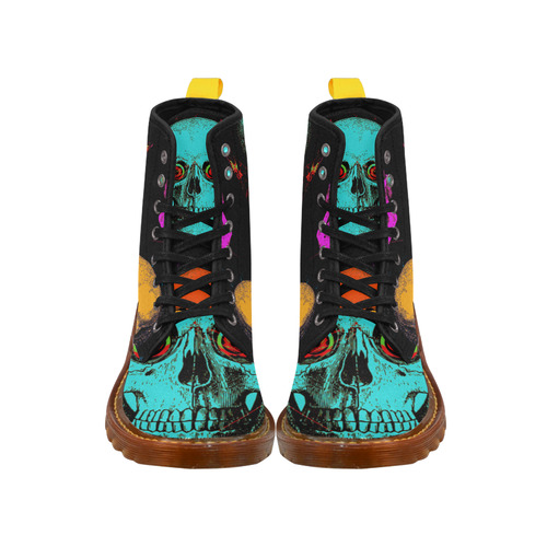 Skull 20161122a_by_JAMColors Martin Boots For Men Model 1203H