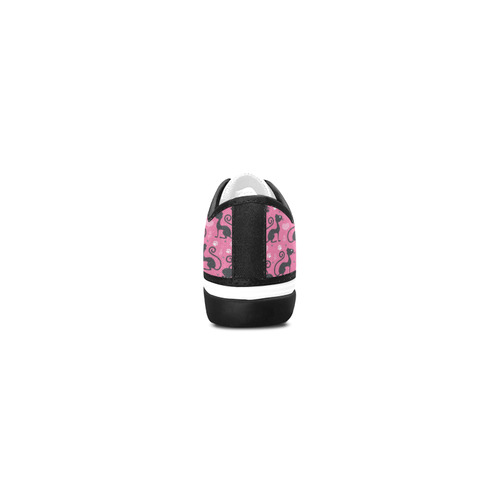 Cute Cats I Women's Canvas Zipper Shoes/Large Size (Model 001)