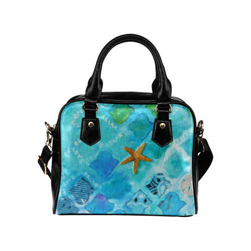 Star fish Shoulder Handbag (Model 1634)