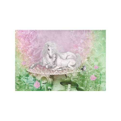 Beautiful unicorn with faol Placemat 12’’ x 18’’ (Set of 4)