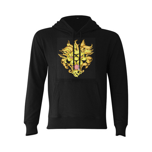 Golden Lion Black Oceanus Hoodie Sweatshirt (NEW) (Model H03)