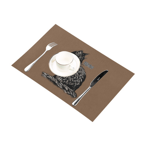 BLACK CAT Placemat 12’’ x 18’’ (Four Pieces)