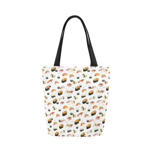 Sushi Lover Canvas Tote Bag (Model 1657)