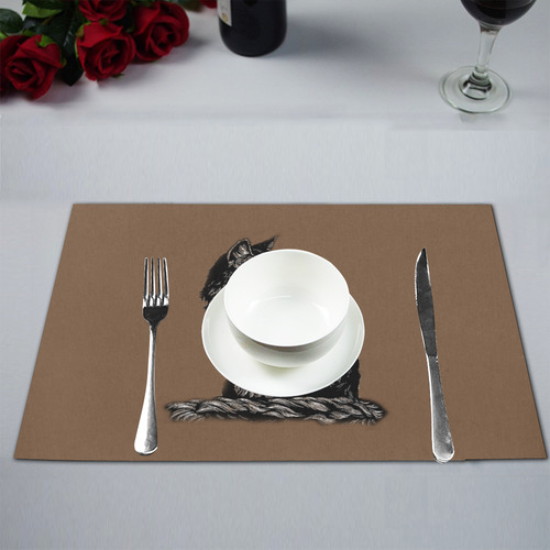 BLACK CAT Placemat 12’’ x 18’’ (Four Pieces)