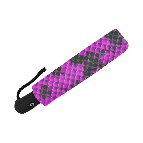 Snake Pattern A hot pink by JamColors Auto-Foldable Umbrella (Model U04)