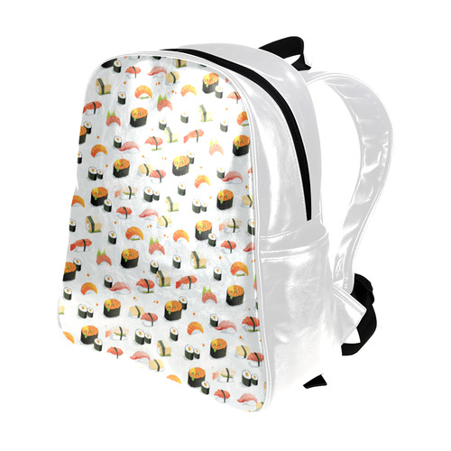 Sushi Lover Multi-Pockets Backpack (Model 1636)