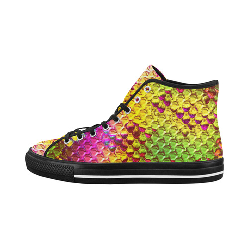 Chrome Snake Pattern B by JamColors Vancouver H Women's Canvas Shoes (1013-1)
